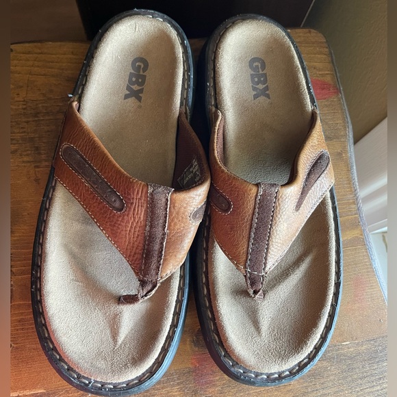 GBX Shoes Mens Leather Leather Gbx Thong Sandal Poshmark